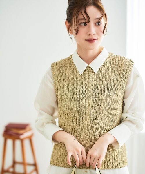 le.coeur blanc / ルクールブラン ベスト | アビガイルラメベスト | 詳細2