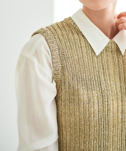 le.coeur blanc / ルクールブラン ベスト | アビガイルラメベスト | 詳細8