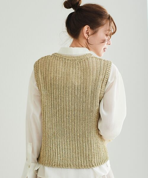 le.coeur blanc / ルクールブラン ベスト | アビガイルラメベスト | 詳細9