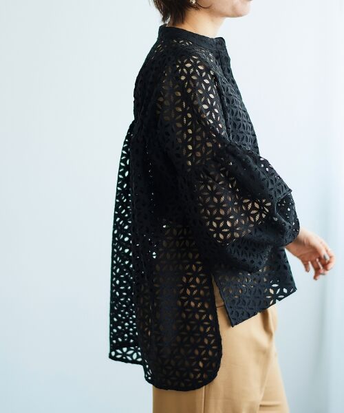 le.coeur blanc / ルクールブラン シャツ・ブラウス | 《手洗い可能》TORRAZZO DONNA 別注レースブラウス | 詳細10