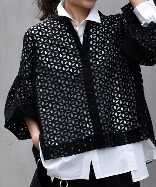le.coeur blanc / ルクールブラン シャツ・ブラウス | 《手洗い可能》TORRAZZO DONNA 別注レースブラウス | 詳細16