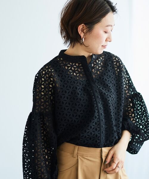 le.coeur blanc / ルクールブラン シャツ・ブラウス | 《手洗い可能》TORRAZZO DONNA 別注レースブラウス | 詳細2