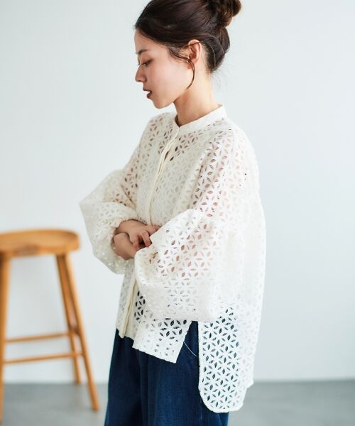 le.coeur blanc / ルクールブラン シャツ・ブラウス | 《手洗い可能》TORRAZZO DONNA 別注レースブラウス | 詳細27