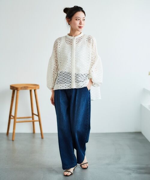 le.coeur blanc / ルクールブラン シャツ・ブラウス | 《手洗い可能》TORRAZZO DONNA 別注レースブラウス | 詳細29