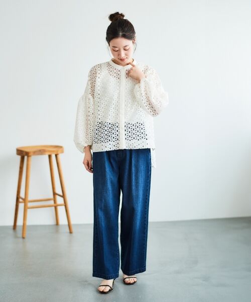 le.coeur blanc / ルクールブラン シャツ・ブラウス | 《手洗い可能》TORRAZZO DONNA 別注レースブラウス | 詳細30