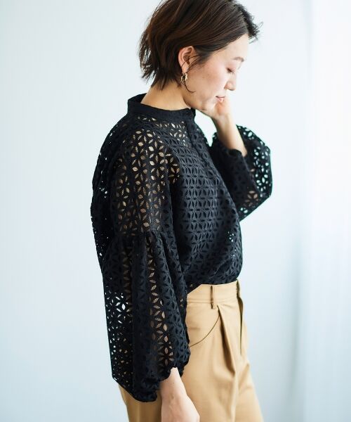 le.coeur blanc / ルクールブラン シャツ・ブラウス | 《手洗い可能》TORRAZZO DONNA 別注レースブラウス | 詳細5