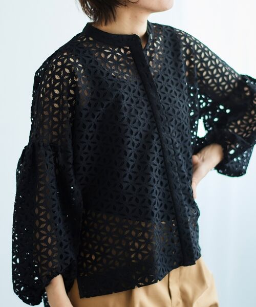 le.coeur blanc / ルクールブラン シャツ・ブラウス | 《手洗い可能》TORRAZZO DONNA 別注レースブラウス | 詳細9