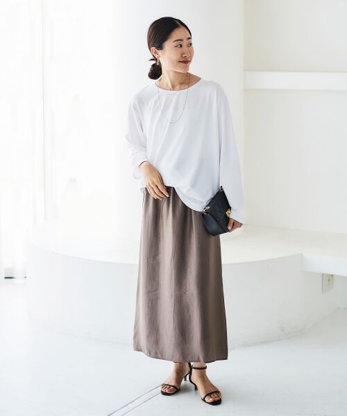 le.coeur blanc / ルクールブラン カットソー | ラウンドヘムカットソープルオーバー | 詳細10