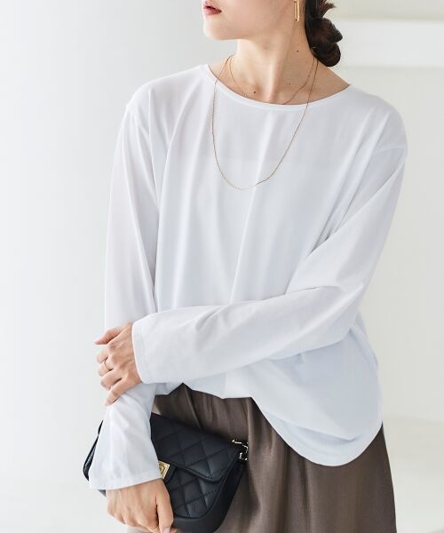 le.coeur blanc / ルクールブラン カットソー | ラウンドヘムカットソープルオーバー | 詳細5