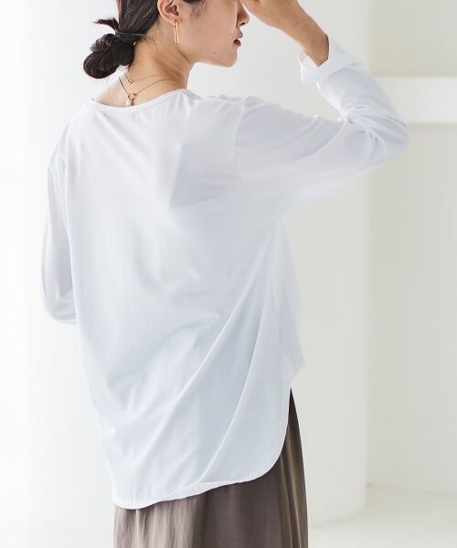 le.coeur blanc / ルクールブラン カットソー | ラウンドヘムカットソープルオーバー | 詳細7