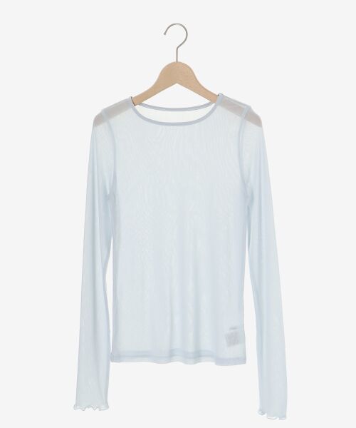 le.coeur blanc / ルクールブラン カットソー | 薄手で着心地抜群！新色登場★シアークルーネックプルオーバー | 詳細1