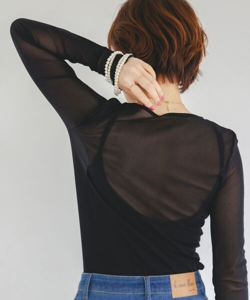 le.coeur blanc / ルクールブラン カットソー | 薄手で着心地抜群！新色登場★シアークルーネックプルオーバー | 詳細26