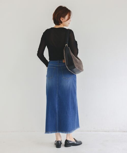 le.coeur blanc / ルクールブラン カットソー | 薄手で着心地抜群！新色登場★シアークルーネックプルオーバー | 詳細29