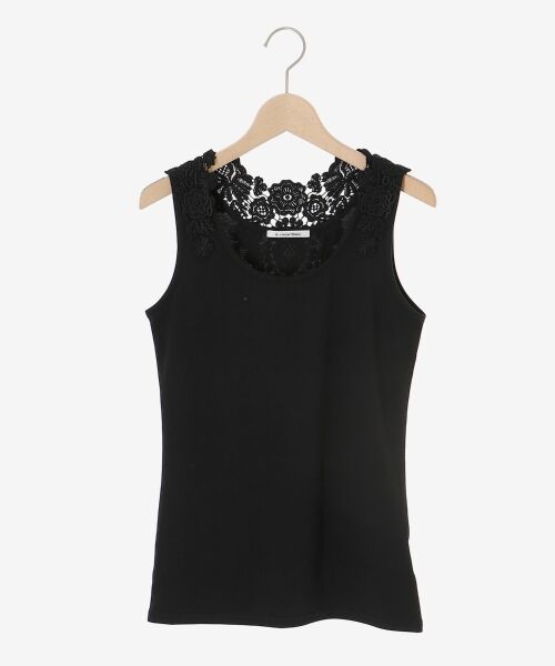 le.coeur blanc / ルクールブラン タンクトップ | バックモチーフレースタンク | 詳細8