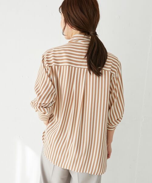 le.coeur blanc / ルクールブラン シャツ・ブラウス | ストライプボウタイブラウス | 詳細4