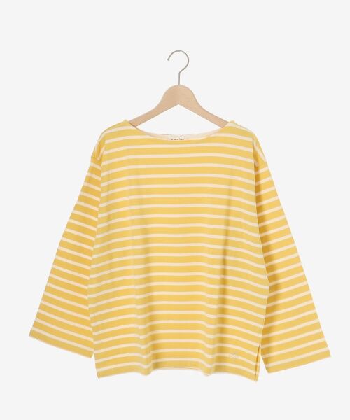 le.coeur blanc / ルクールブラン Tシャツ | 《手洗い可能》バスクボーダーロンT | 詳細1