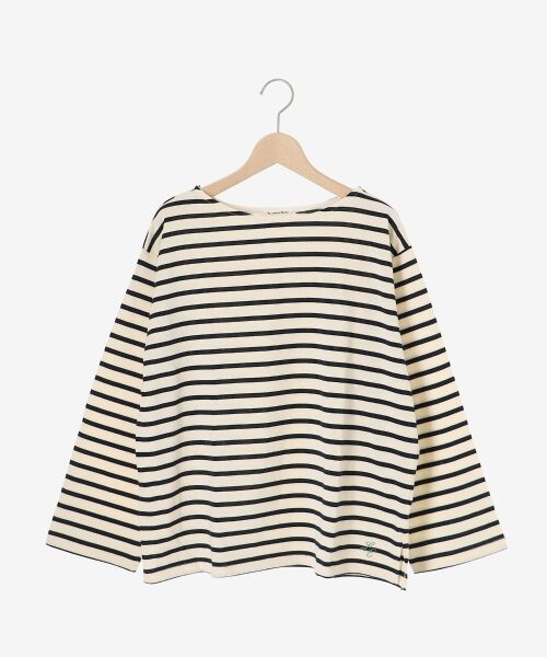 le.coeur blanc / ルクールブラン Tシャツ | 《手洗い可能》バスクボーダーロンT | 詳細19