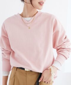 le.coeur blanc / ルクールブラン スウェット | 《手洗い可能》2WAYカラースウェット