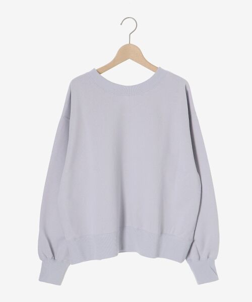 le.coeur blanc / ルクールブラン スウェット | 《手洗い可能》2WAYカラースウェット | 詳細17