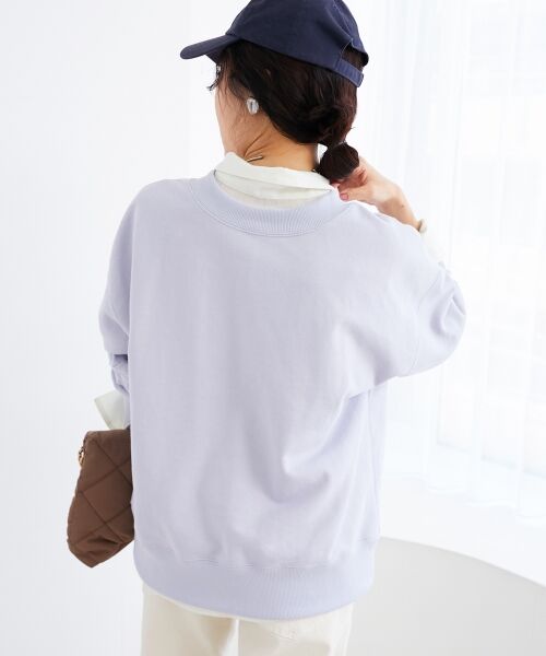 le.coeur blanc / ルクールブラン スウェット | 《手洗い可能》2WAYカラースウェット | 詳細23