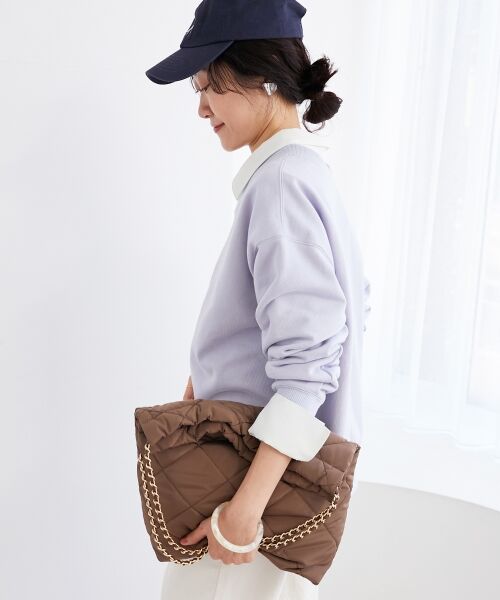 le.coeur blanc / ルクールブラン スウェット | 《手洗い可能》2WAYカラースウェット | 詳細24