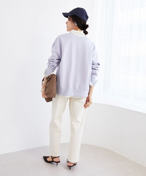 le.coeur blanc / ルクールブラン スウェット | 《手洗い可能》2WAYカラースウェット | 詳細28