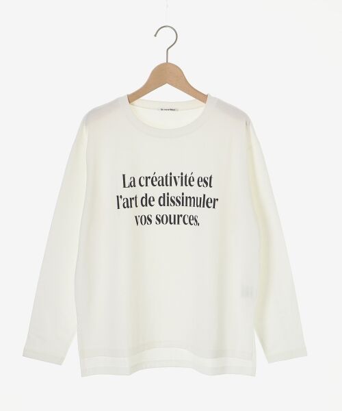 le.coeur blanc / ルクールブラン Tシャツ | メッセージロゴロングTシャツ | 詳細19