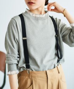 le.coeur blanc / ルクールブラン ニット・セーター | シアーフリルニットプルオーバー