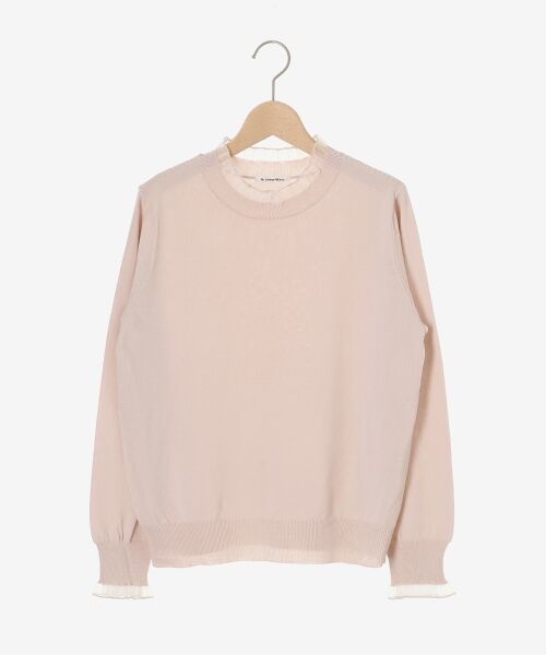 le.coeur blanc / ルクールブラン ニット・セーター | シアーフリルニットプルオーバー | 詳細1