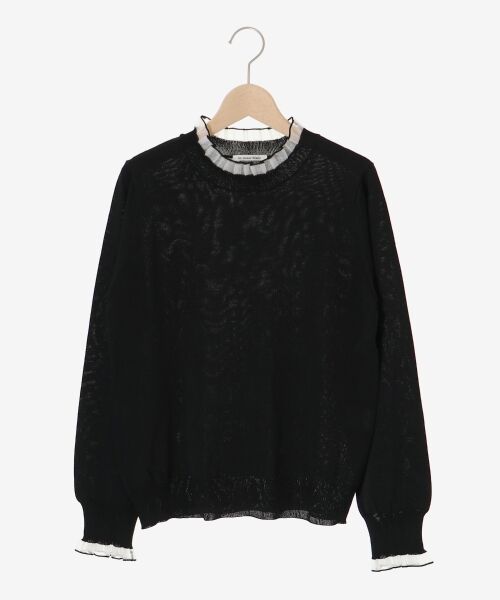 le.coeur blanc / ルクールブラン ニット・セーター | シアーフリルニットプルオーバー | 詳細11