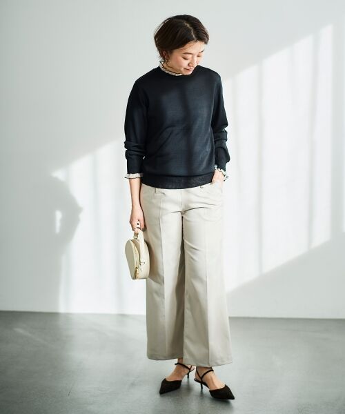 le.coeur blanc / ルクールブラン ニット・セーター | シアーフリルニットプルオーバー | 詳細20