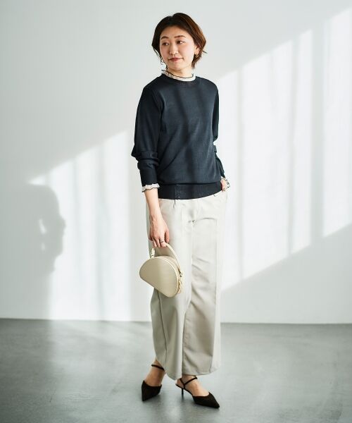 le.coeur blanc / ルクールブラン ニット・セーター | シアーフリルニットプルオーバー | 詳細21