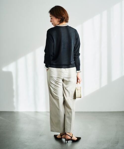 le.coeur blanc / ルクールブラン ニット・セーター | シアーフリルニットプルオーバー | 詳細22