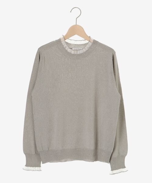 le.coeur blanc / ルクールブラン ニット・セーター | シアーフリルニットプルオーバー | 詳細23