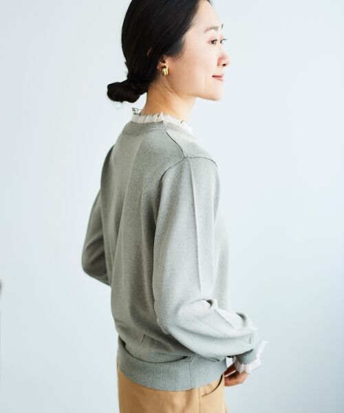 le.coeur blanc / ルクールブラン ニット・セーター | シアーフリルニットプルオーバー | 詳細25