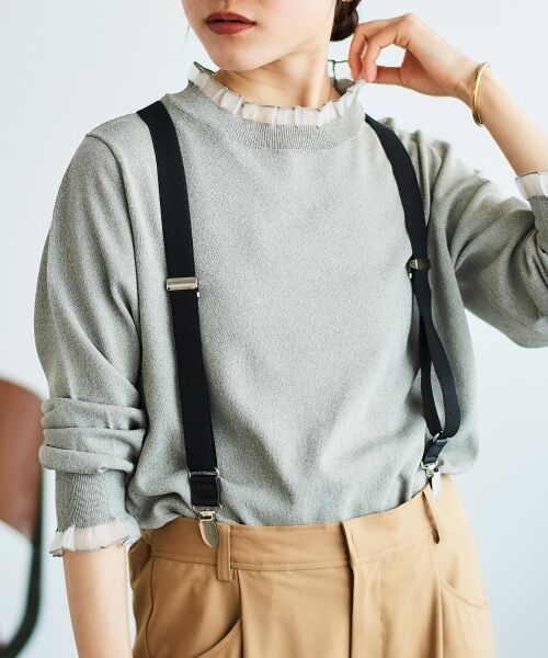 le.coeur blanc / ルクールブラン ニット・セーター | シアーフリルニットプルオーバー | 詳細26