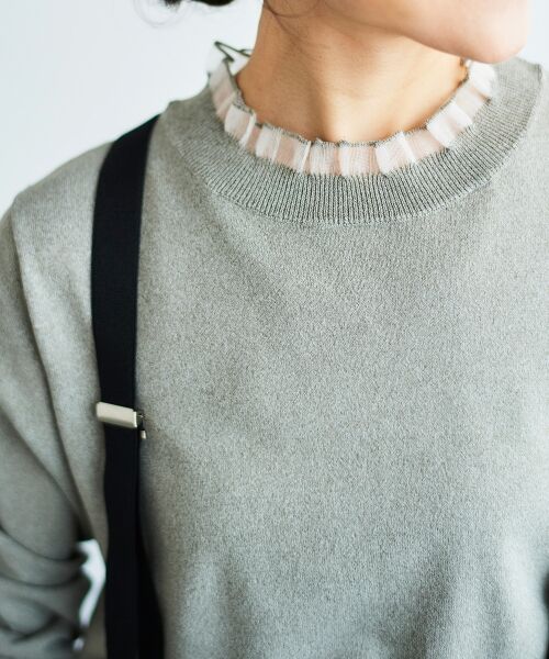 le.coeur blanc / ルクールブラン ニット・セーター | シアーフリルニットプルオーバー | 詳細27