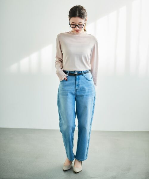 le.coeur blanc / ルクールブラン ニット・セーター | シアーフリルニットプルオーバー | 詳細8