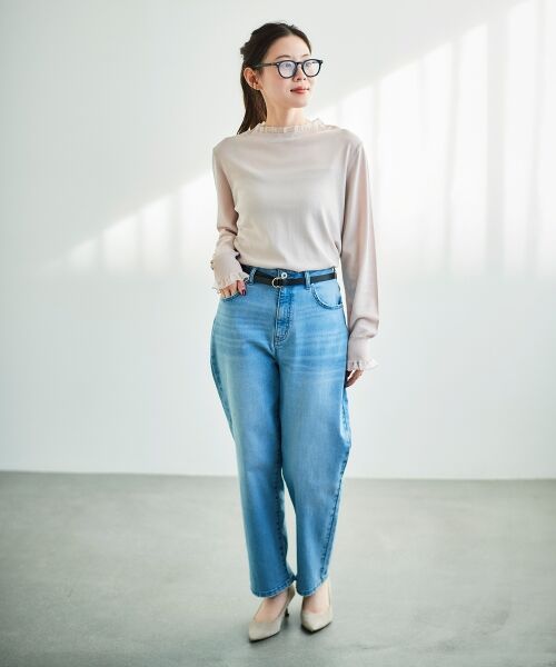 le.coeur blanc / ルクールブラン ニット・セーター | シアーフリルニットプルオーバー | 詳細9