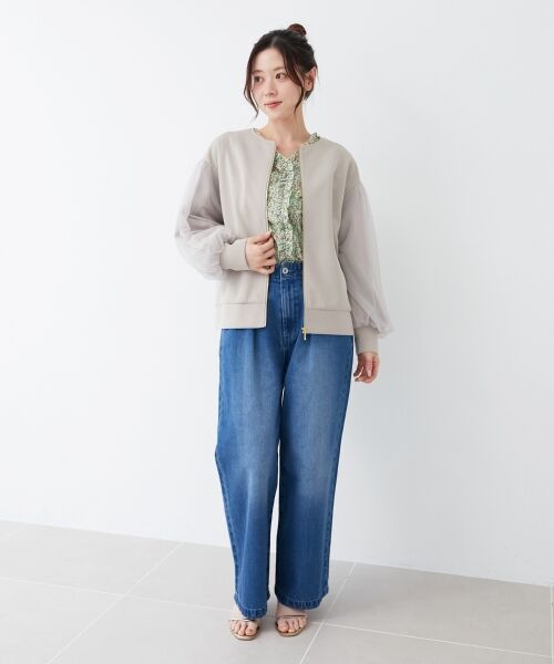 le.coeur blanc / ルクールブラン シャツ・ブラウス | リバティフロントフリルVネックブラウス | 詳細19