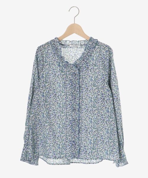 le.coeur blanc / ルクールブラン シャツ・ブラウス | リバティフロントフリルVネックブラウス | 詳細22
