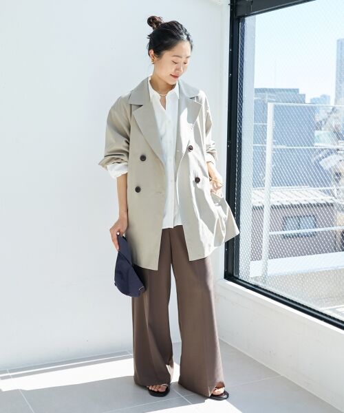 le.coeur blanc / ルクールブラン シャツ・ブラウス | モイストブロードボリュームスリーブシャツ | 詳細11