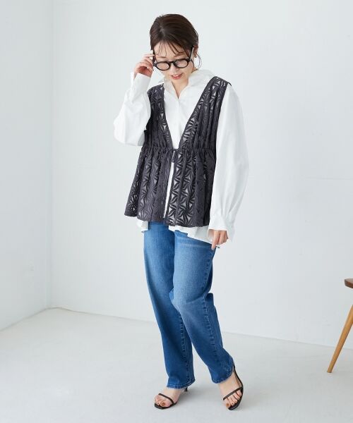 le.coeur blanc / ルクールブラン シャツ・ブラウス | モイストブロードボリュームスリーブシャツ | 詳細13