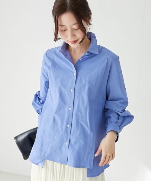 le.coeur blanc / ルクールブラン シャツ・ブラウス | モイストブロードボリュームスリーブシャツ | 詳細16