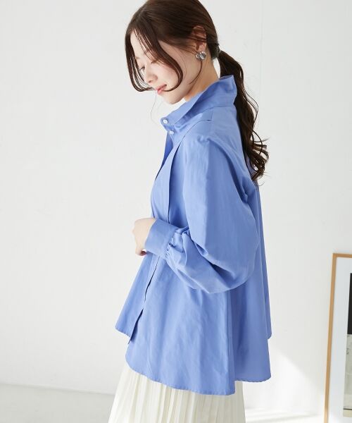 le.coeur blanc / ルクールブラン シャツ・ブラウス | モイストブロードボリュームスリーブシャツ | 詳細17