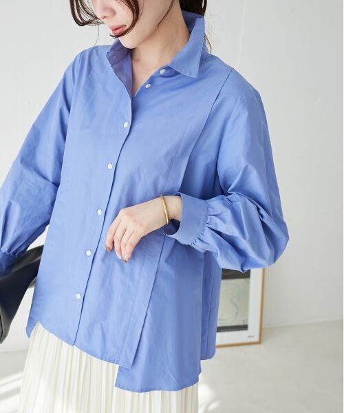 le.coeur blanc / ルクールブラン シャツ・ブラウス | モイストブロードボリュームスリーブシャツ | 詳細19