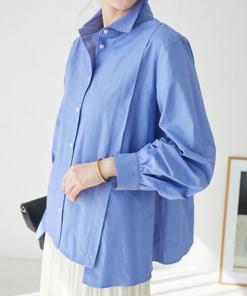 le.coeur blanc / ルクールブラン シャツ・ブラウス | モイストブロードボリュームスリーブシャツ | 詳細20