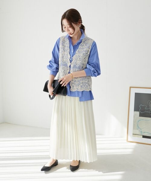 le.coeur blanc / ルクールブラン シャツ・ブラウス | モイストブロードボリュームスリーブシャツ | 詳細25