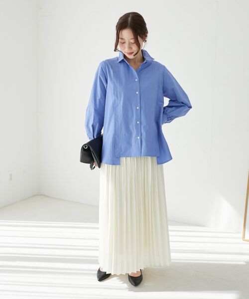 le.coeur blanc / ルクールブラン シャツ・ブラウス | モイストブロードボリュームスリーブシャツ | 詳細28