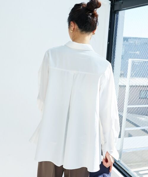 le.coeur blanc / ルクールブラン シャツ・ブラウス | モイストブロードボリュームスリーブシャツ | 詳細4
